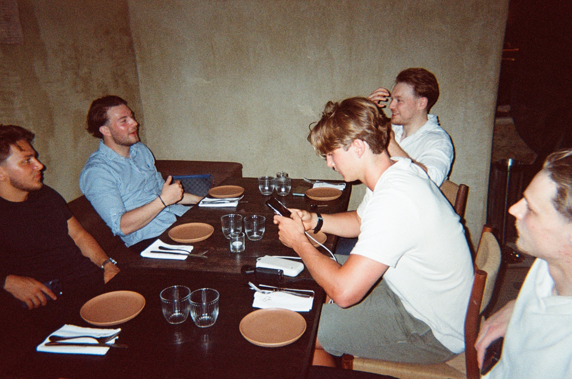 Dinner gathering with members