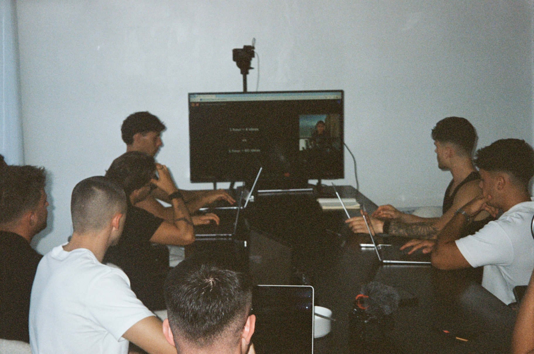 Members in a late-night strategy session